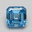 3.30 Ct. Fancy Vivid Blue Asscher Lab Grown Diamond