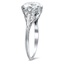 The Beaux  Ring, smalltop view on a hand