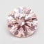 4.07 Ct. Fancy Vivid  Pink Round Lab Grown Diamond