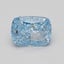 1.10 Ct. Fancy Vivid Blue Cushion Lab Grown Diamond