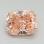 3.07 Ct. Fancy Vivid Pink Cushion Lab Grown Diamond