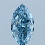 2.16 Ct. Fancy Vivid Blue Marquise Lab Grown Diamond