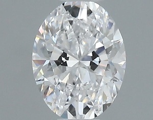 Oval diamond — real photo