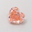 0.52 Ct. Fancy Intense  Pink Heart Lab Grown Diamond