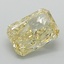 1.02 Ct. Fancy Yellow Radiant Lab Grown Diamond