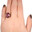 The Thames Ring, smallzoomed in top view on a hand