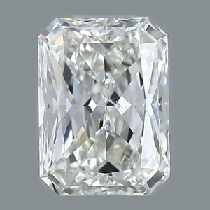 Radiant diamond — real photo