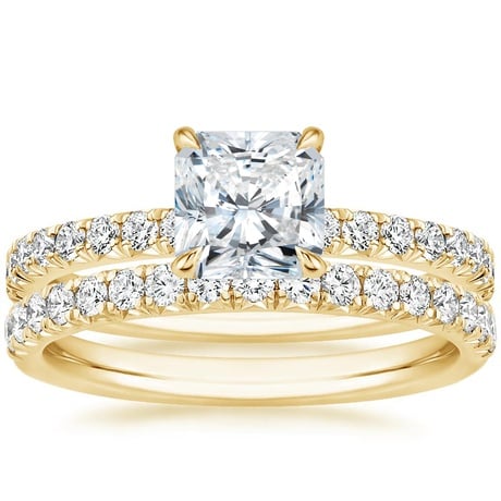 18K Yellow Gold Amelie Diamond Bridal Set