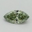 0.41 Ct. Fancy Vivid Green Marquise Lab Grown Diamond