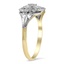 The Concha Ring, smalltop view on a hand
