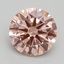 2.59 Ct. Fancy Intense Pink Round Lab Grown Diamond