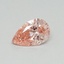 0.30 Ct. Fancy Vivid Pink Pear Lab Grown Diamond
