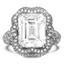 Custom Luxe Pierced Diamond Ring