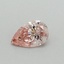 0.30 Ct. Fancy Vivid Pink Pear Lab Grown Diamond