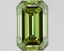 0.91 Ct. Fancy Vivid Green Emerald Lab Grown Diamond
