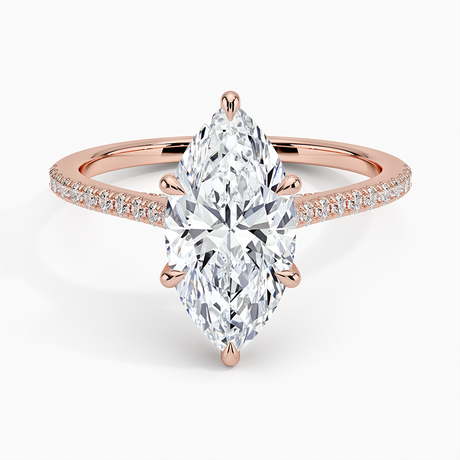 14K Rose Gold Luxe Dawn Diamond Ring