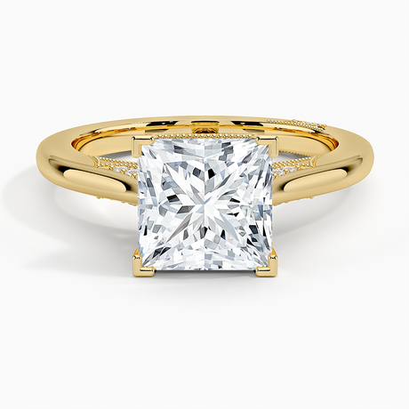 18K Yellow Gold Simply Tacori Crown Diamond Ring