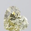 5.59 Ct. Fancy Light  Yellow Heart Lab Grown Diamond