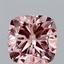 3.04 Ct. Fancy Intense  Pink Cushion Lab Grown Diamond