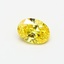 0.44 Ct. Fancy Vivid Yellow Oval Lab Grown Diamond