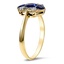 The Adrianna Ring, smalltop view on a hand