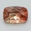 9.8x6.9mm Unheated Orange Cushion Oregon Sunstone