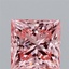 2.40 Ct. Fancy Vivid Pink Princess Lab Grown Diamond
