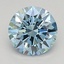 1.09 Ct. Fancy Vivid Blue Round Lab Grown Diamond