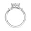 Compass-Point Twisted Vine Diamond Ring, smallview