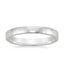 Platinum 2.5mm Hammered Quattro Wedding Ring, smalltop view