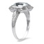 The Alberta Ring, smalltop view on a hand