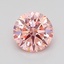 1.04 Ct. Fancy Intense Pink Round Lab Grown Diamond