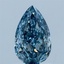1.05 Ct. Fancy Intense Blue Pear Lab Grown Diamond