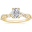 18K Yellow Gold Luxe Willow Diamond Ring (1/4 ct. tw.), smalltop view