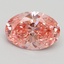 2.08 Ct. Fancy Vivid Pink Oval Lab Grown Diamond