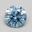 1.01 Ct. Fancy Intense Blue Round Lab Grown Diamond