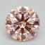 2.50 Ct. Fancy Intense Pink Round Lab Grown Diamond