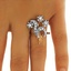The Nikita Ring, smalltop view on a hand