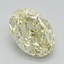 1.39 Ct. Fancy Yellow Oval Lab Grown Diamond