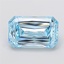 4.27 Ct. Fancy Vivid Blue Radiant Lab Grown Diamond