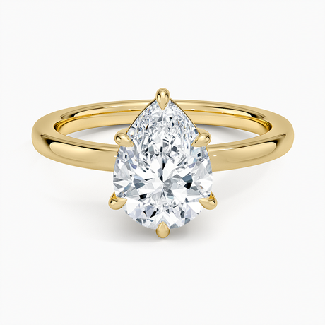Dara Low-Profile Solitaire Ring