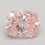 2.02 Ct. Fancy Intense Pink Cushion Lab Grown Diamond