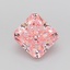 2.81 Ct. Fancy Vivid Pink Radiant Lab Grown Diamond