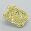 1.39 Ct. Fancy Vivid Yellow Radiant Lab Grown Diamond