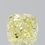1.50 Ct. Fancy Intense  Yellow Cushion Diamond