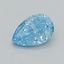 0.34 Ct. Fancy Vivid  Blue Pear Lab Grown Diamond