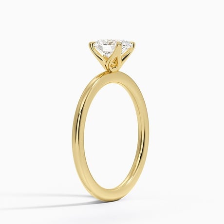 Petite Elodie Flush Fit Solitaire Ring