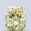 1.06 Ct. Fancy Intense Yellow Cushion Lab Grown Diamond