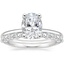 Platinum Sydney Perfect Fit Diamond Ring with Marseille Diamond Ring (1/3 ct. tw.)