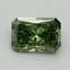 1.50 Ct. Fancy Vivid Green Radiant Lab Grown Diamond